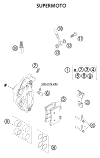 Brake Caliper Front