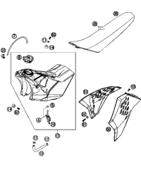 Tank, Seat, Cover