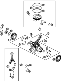 Crankshaft, Piston