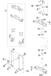 Frontfork, Triple Clamp