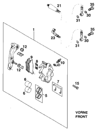 Brake Caliper Front