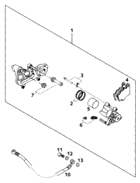 Brake Caliper Rear