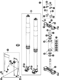 Front Fork, Triple Clamp