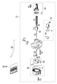 Carburetor Dellorto Phva 12 Xs