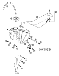Tank, Seat, Cover