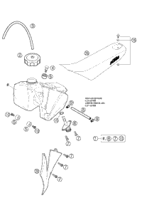 Tank, Seat, Cover