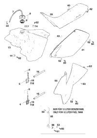 Tank, Seat, Cover