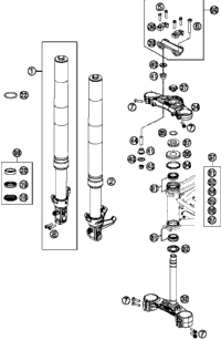Front Fork, Triple Clamp