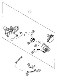Brake Caliper Rear