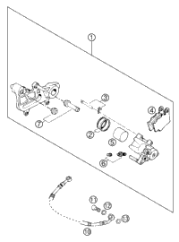 Brake Caliper Rear