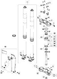 Front Fork, Triple Clamp