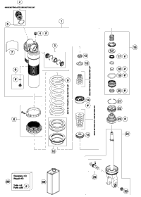 Shock Absorber Disassembled