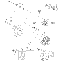 Rear Brake Caliper