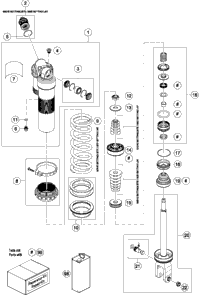 Shock Absorber Disassembled