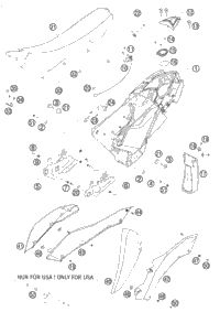 Tank, Seat, Cover