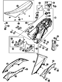 Tank, Seat, Cover