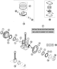 Crankshaft, Piston