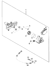Brake Caliper Rear