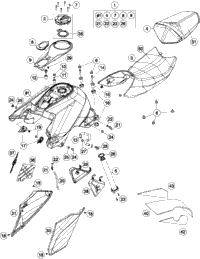 Tank, Seat, Cover