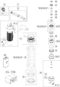 Shock Absorber Disassembled