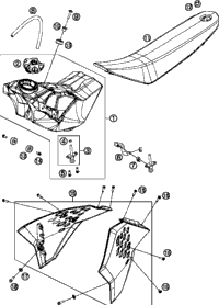 Tank, Seat, Cover