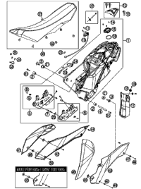 Tank, Seat, Cover