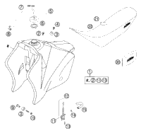 Tank, Seat, Cover