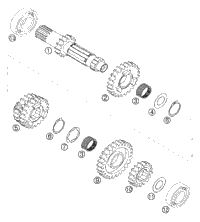 Transmission I - Main Shaft (Usa)