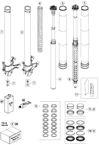 Front Fork Disassembled