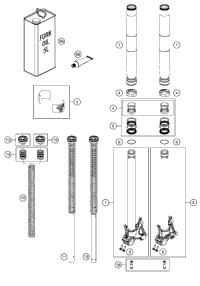 Front Fork Disassembled
