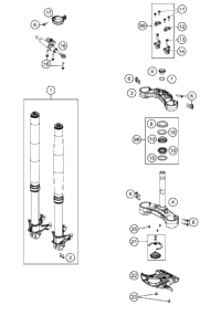 Front Fork, Triple Clamp