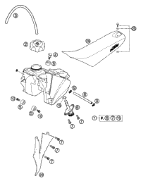 Tank, Seat, Cover