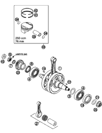 Crankshaft, Piston