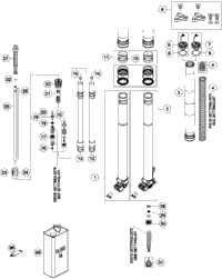 Front Fork Disassembled