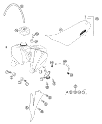Tank, Seat, Cover