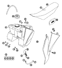 Tank, Seat, Cover