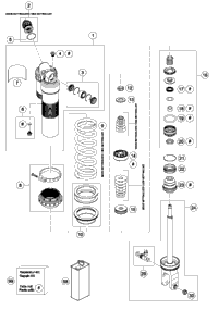 Shock Absorber Disassembled