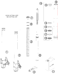 Front Fork Disassambled