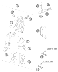 Brake Caliper Front