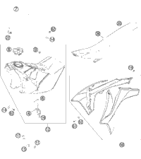 Tank, Seat, Cover