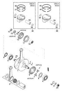 Crankshaft, Piston
