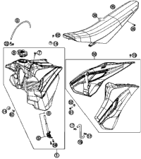 Tank, Seat, Cover