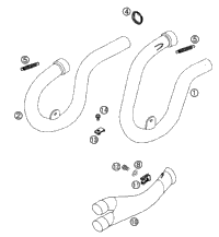 Exahust Pipe, Interm. Tube