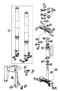 Front Fork, Triple Clamp