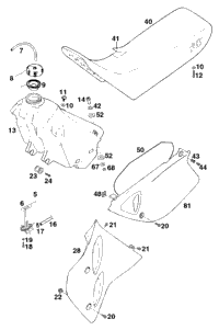 Tank, Seat, Cover