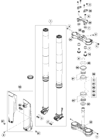 Front Fork, Triple Clamp