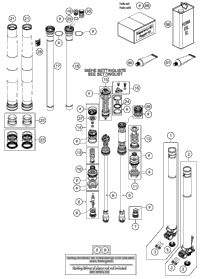 Front Fork Disassembled