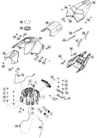 Tank, Seat, Covers