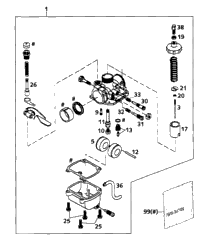 Carburetor Mikuni Vm14 (Usa)
