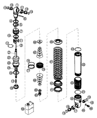 Shock Absorber Diassembled